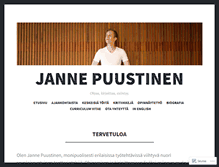 Tablet Screenshot of jannepuustinen.com
